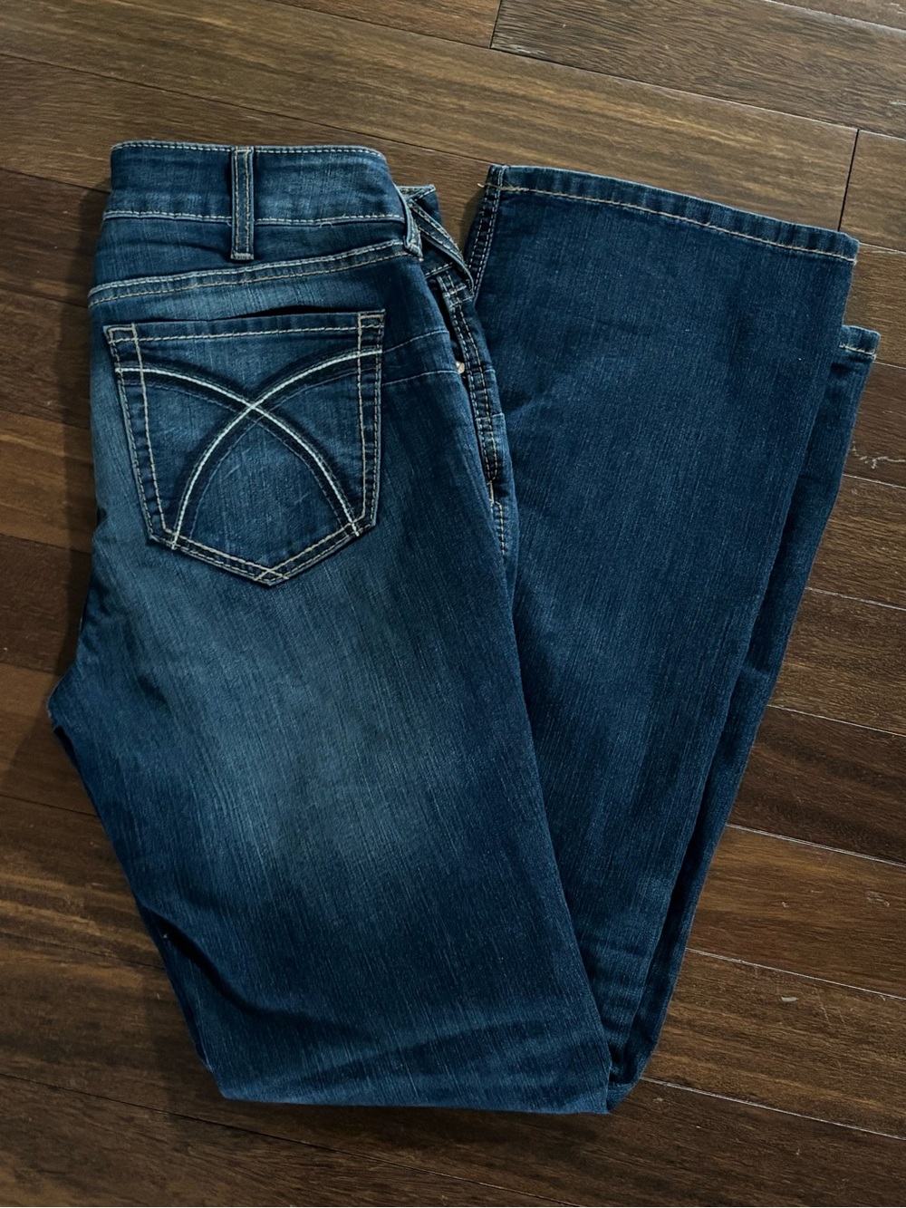 Ariat R.E.A.L. Rosa Perfect Rise Bootcut Jeans 31 R 10027713 Excellent Condition - Picture 3 of 8